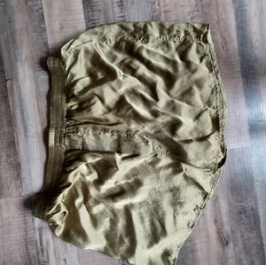 De La Terra brand silk shorts